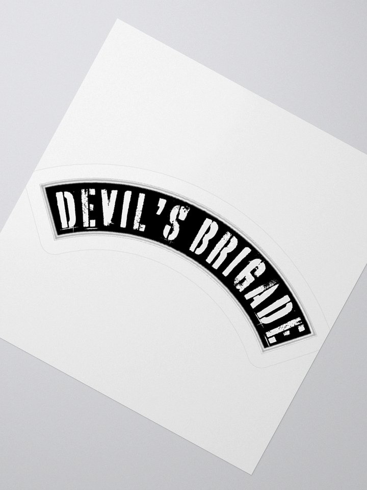 Devil's Brigade Rocker Sticker product image (5)
