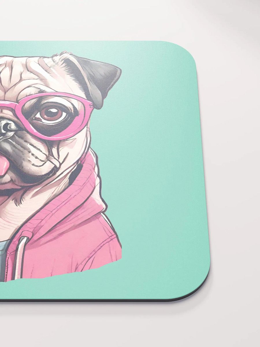 Geeky Pug Mouse Pad product image (6)