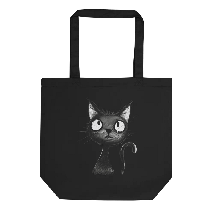 Black Kitty Tote product image (1)