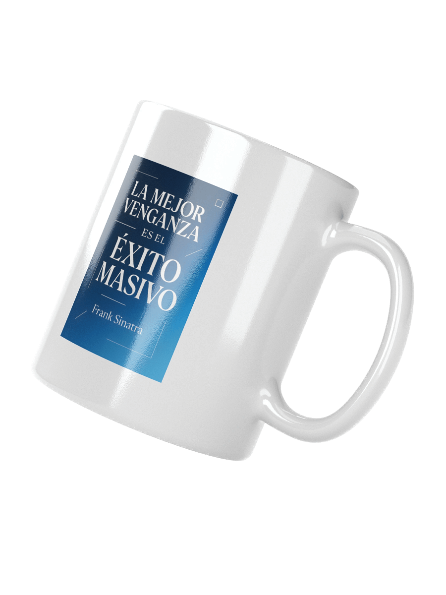 Taza de éxito moderno con cita viral de Frank Sinatra en español product image (7)