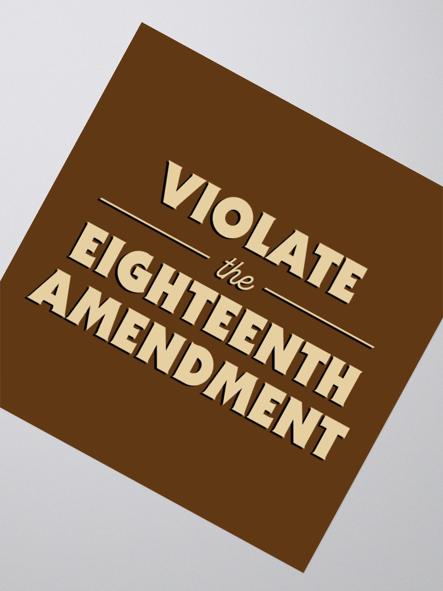 Violate the Eighteenth Sticker product image (5)