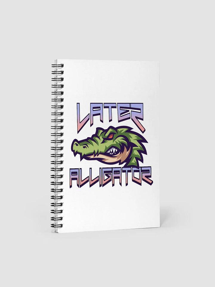 Later Alligator Spiral Notebook product image (2)