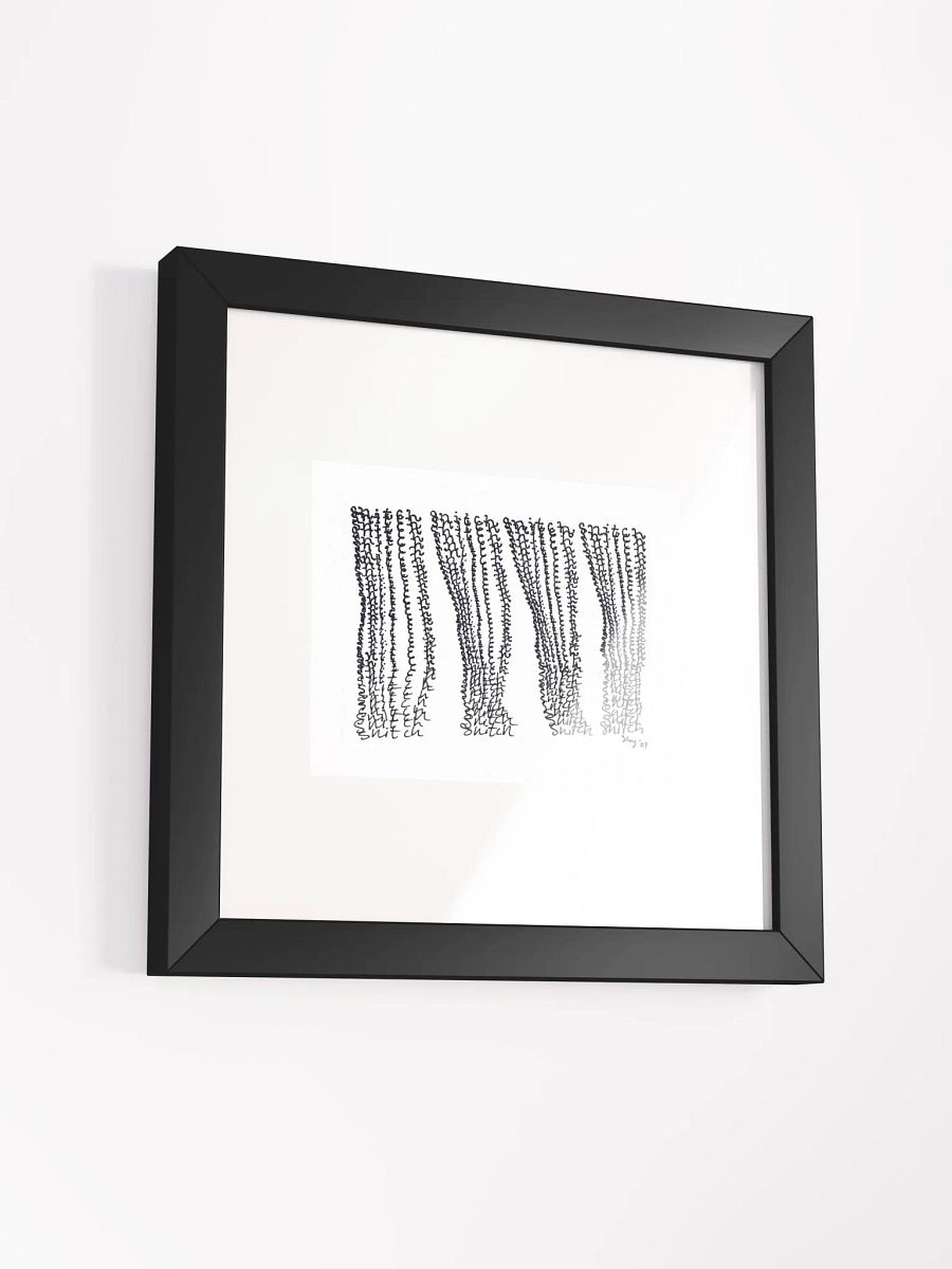 snitch Panel Card Print Framed product image (2)