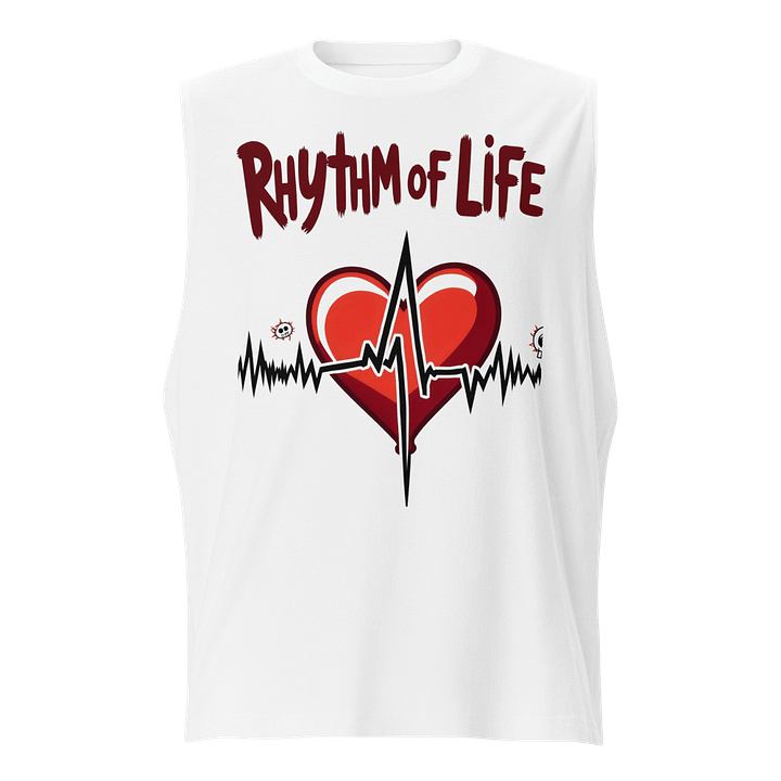 Heartbeat, Rhythm of life, ekg Muscle Tank product image (1)