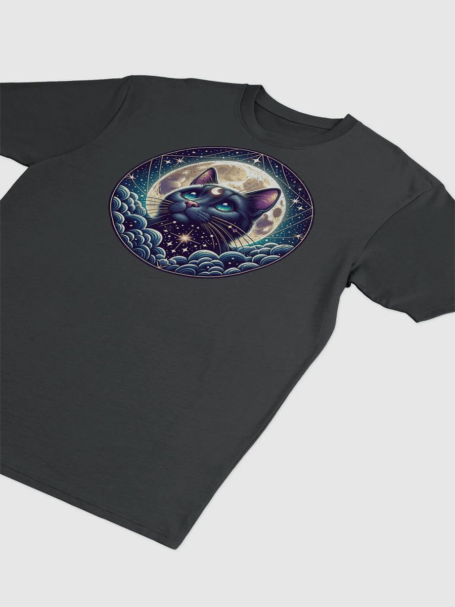 Mystical Stargazing Cat with Celestial Moon and Stars product image (3)