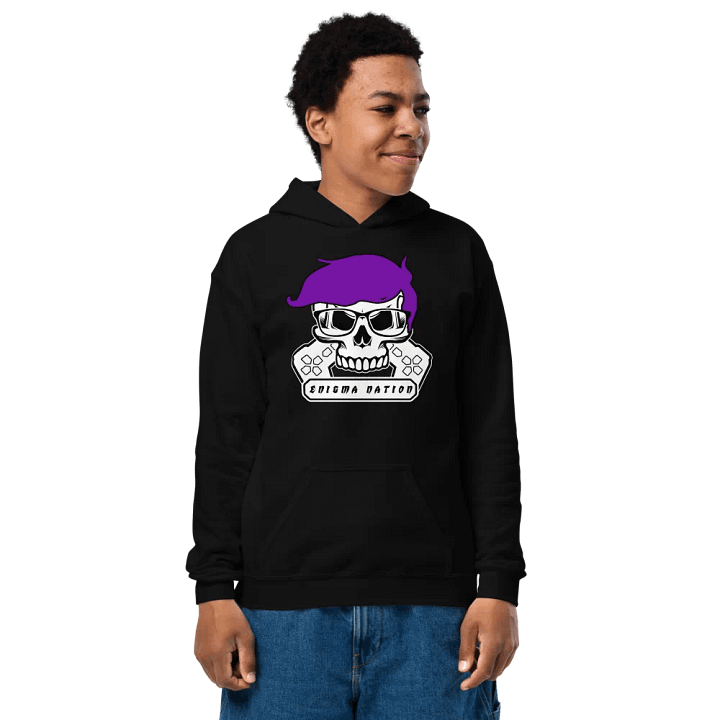 Enigma Nation Gildan Youth Heavy Blend Hoodie (PRINTED) product image (1)