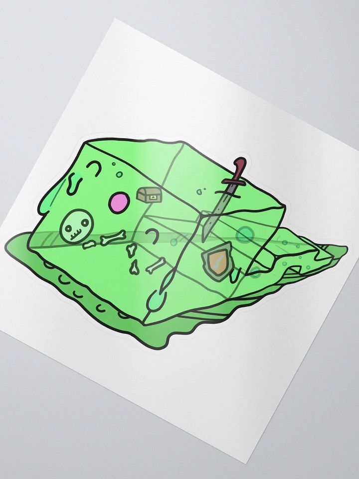 RPG Worm - Gelatinous Slime - Kiss Cut Sticker product image (2)