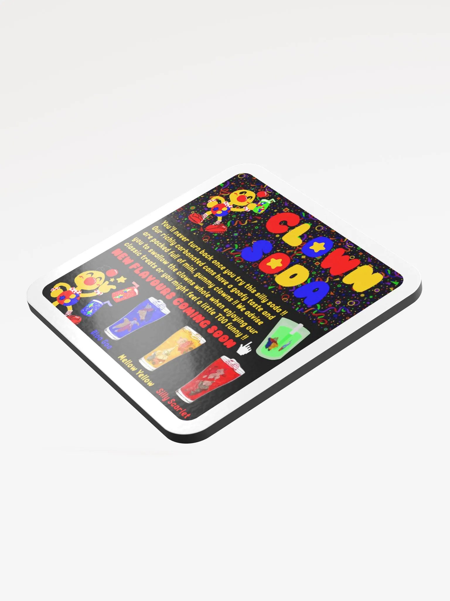 Boyoyoing Clown Soda Website Coaster product image (3)