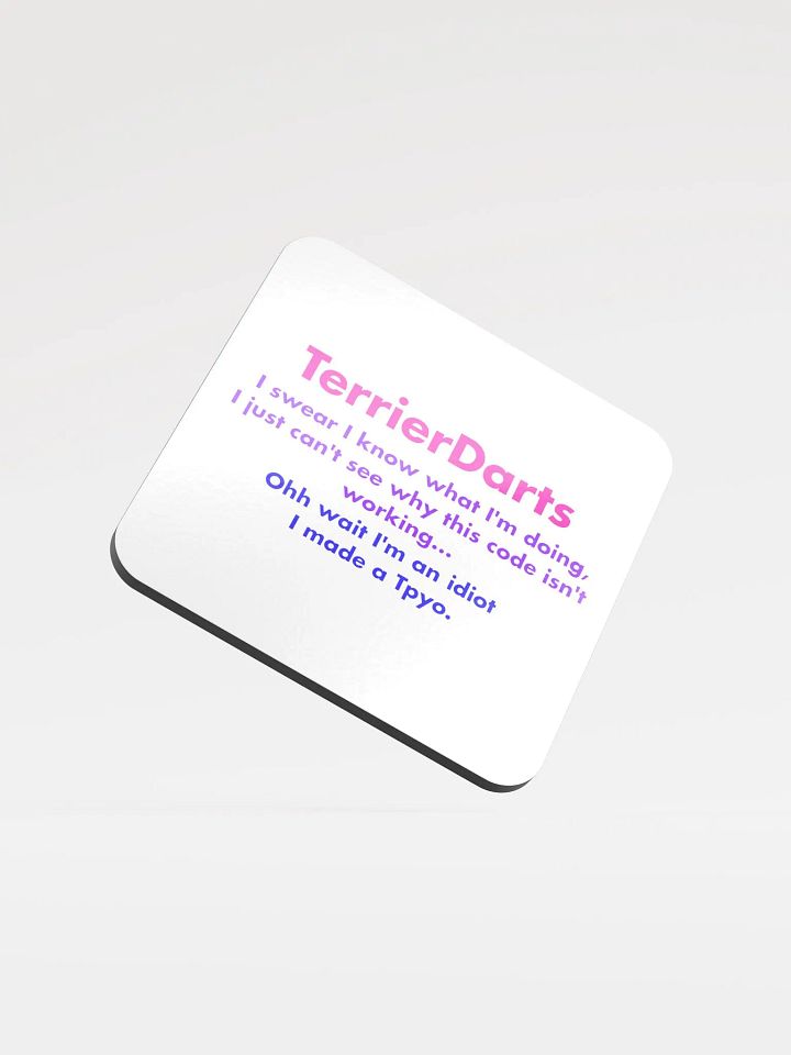 I made a Tpyo - Coaster product image (1)