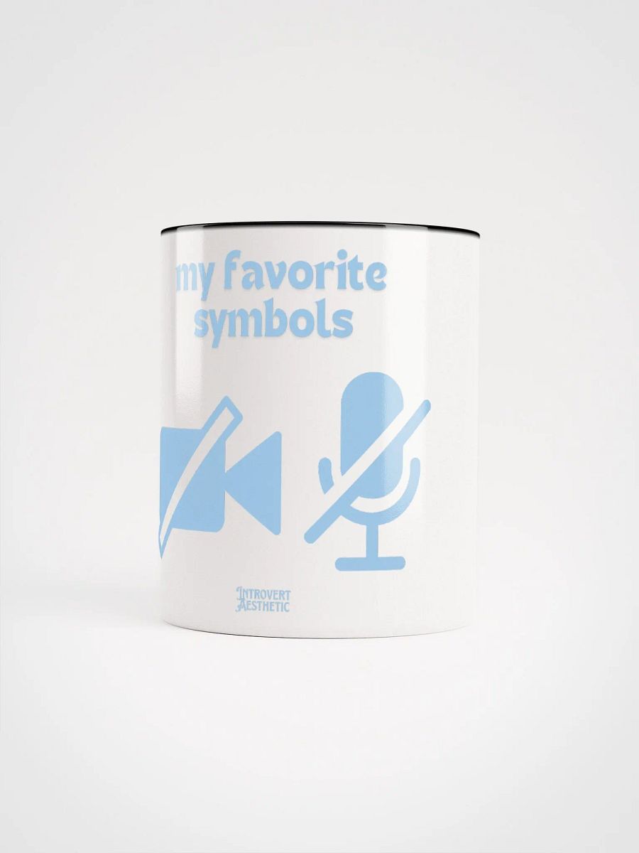 Silent Symbols Ceramic Mug product image (1)