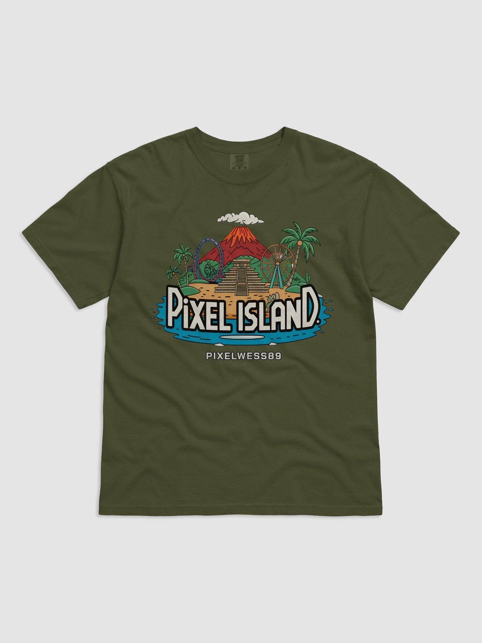 Pixel Island - Comfort T-shirt product image (5)