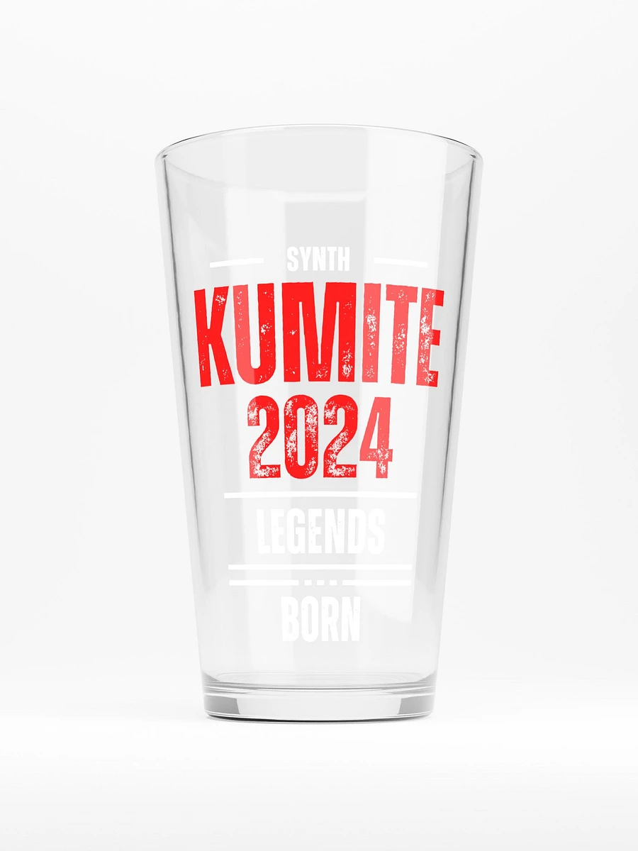 KUMITE LEGENDS BORN BEER GLASS product image (1)