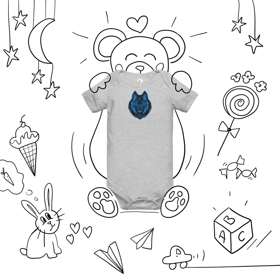 Mystic Wolf Baby Onesie product image (8)
