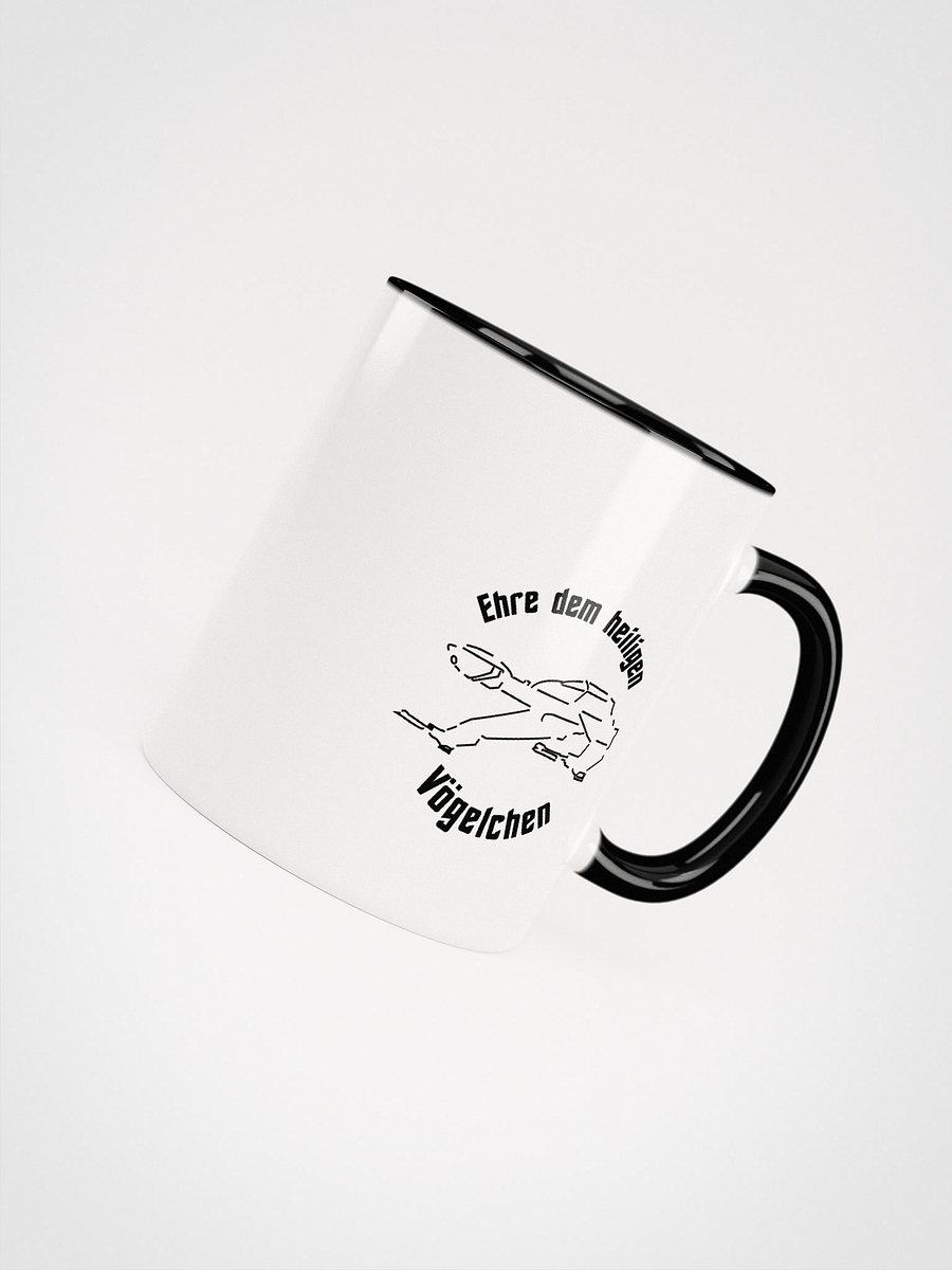 Ehre dem Vögelchen - Tasse zweifarbig product image (4)
