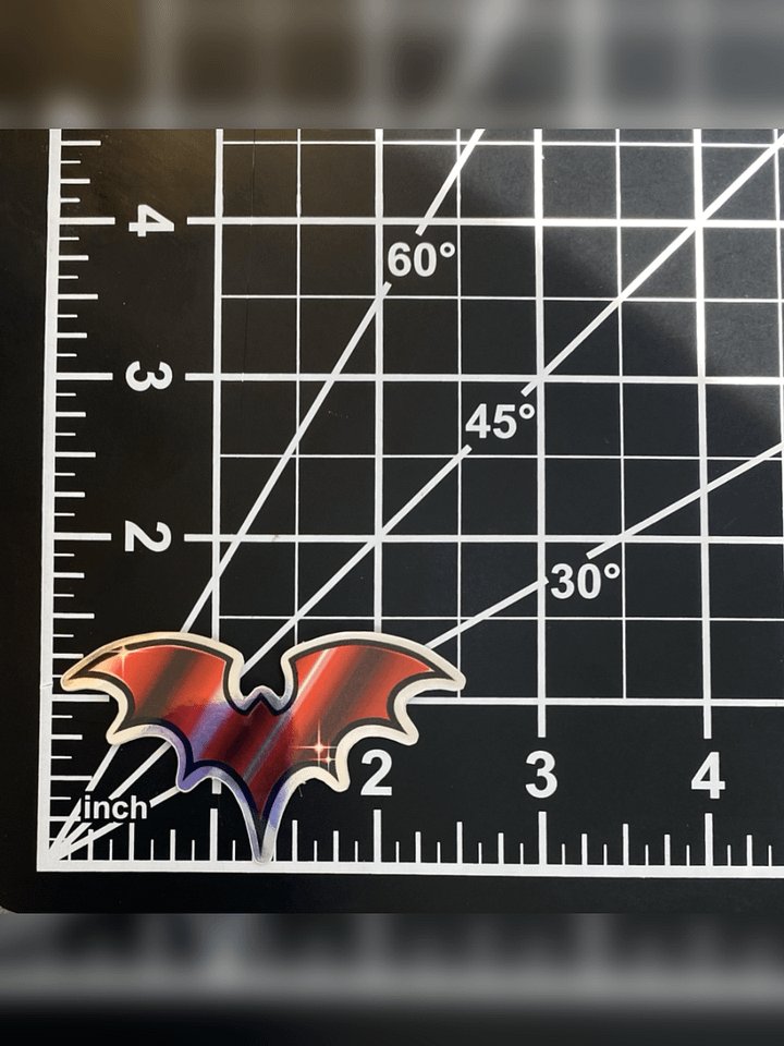 Halguron Bat Mirror Waterproof Sticker product image (2)