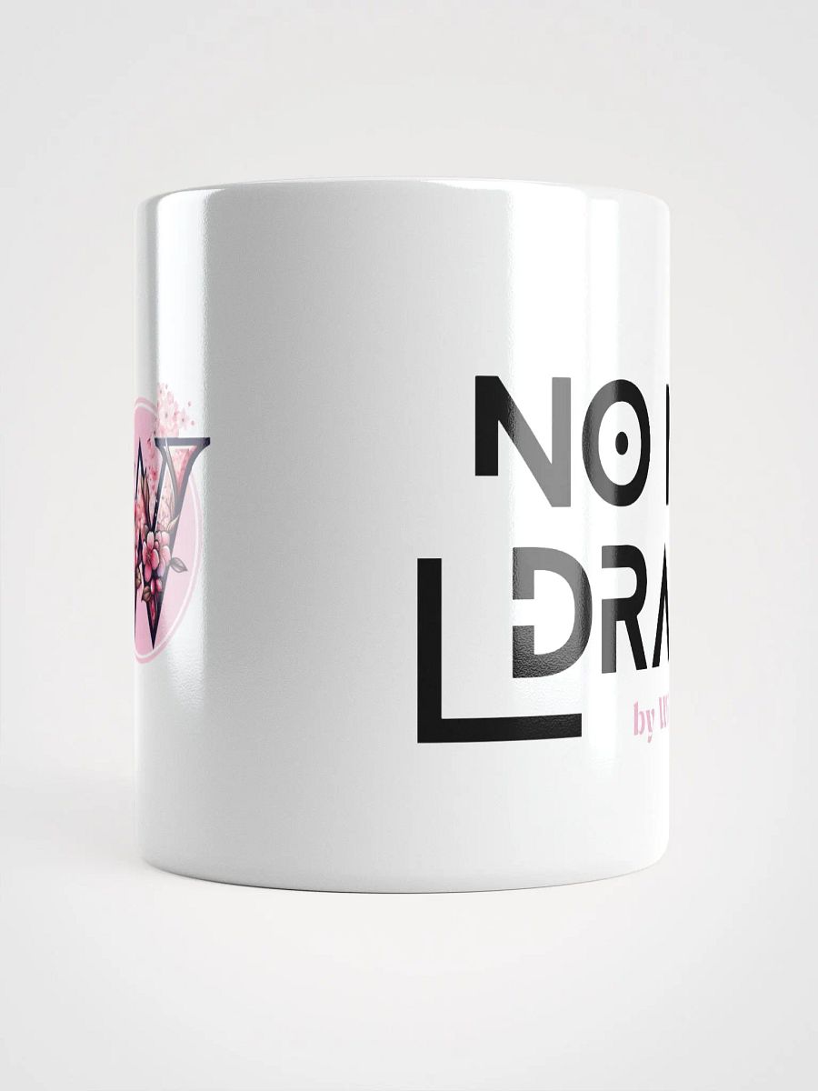 Taza blanca brillante No más drama product image (13)