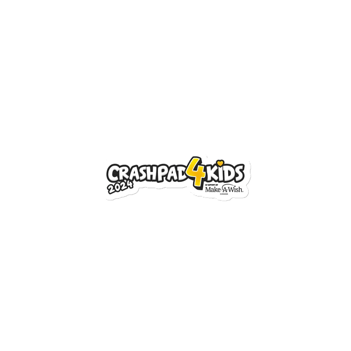 CrashPad4Kids 2024 - Die-Cut Magnet product image (1)