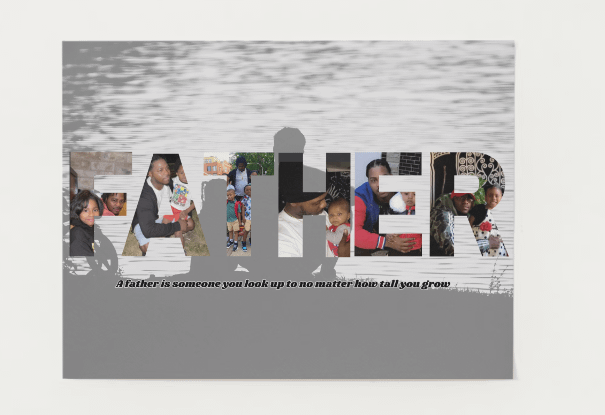 Customizable Father's Day Photo Frame Collage - Personalized Gift for Dad - Digital Download product image (3)