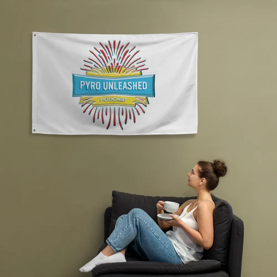 Pyro Unleashed Podcast Flag product image (12)