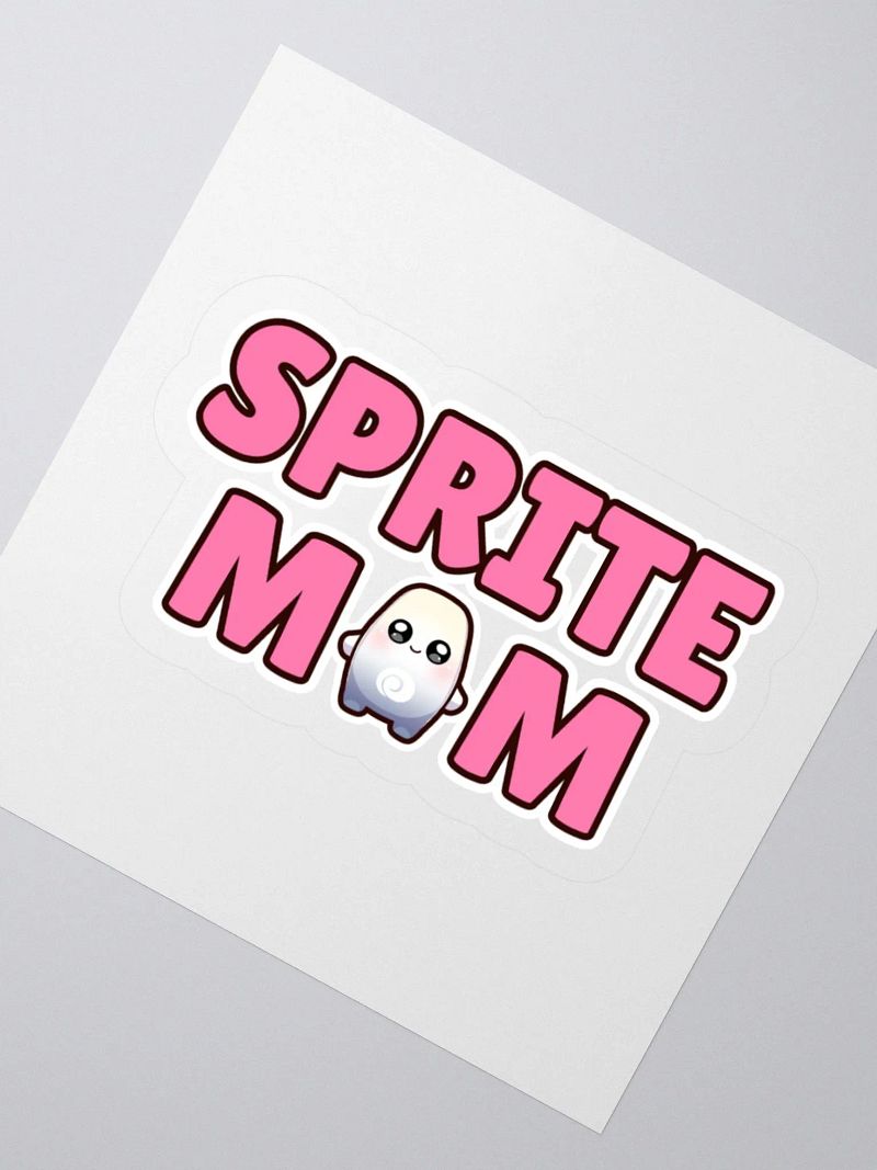 Sprite Mom Kiss Cut Stickers