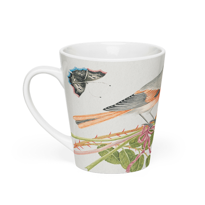 Whimsical Bird and Bloom Latte Mug product image (1)