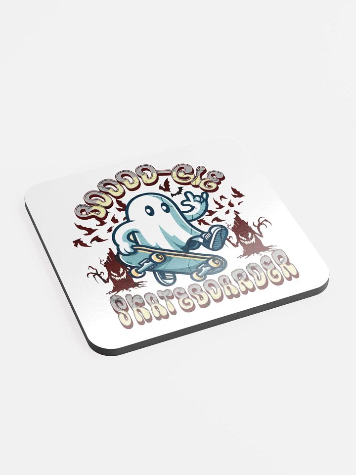 Boooo-gie Skateboarder Cork Coaster product image (2)