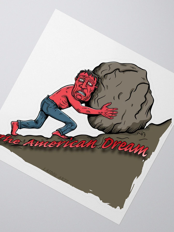 Sisyphus and the American Dream Sticker product image (6)