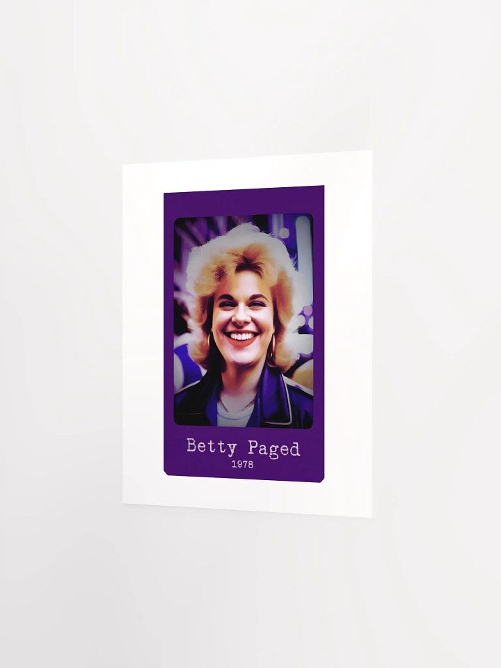 Betty Paged 1978 - Print product image (2)