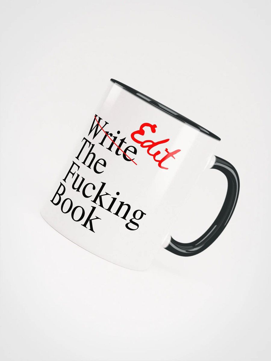 Edit the Fucking Book Color Ceramic Mug product image (4)