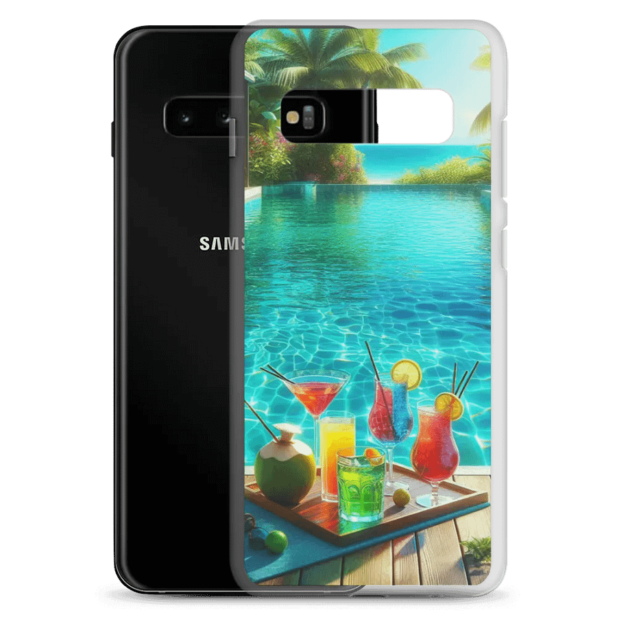 Tropical Vibes Samsung® Clear Case | AI Design product image (9)