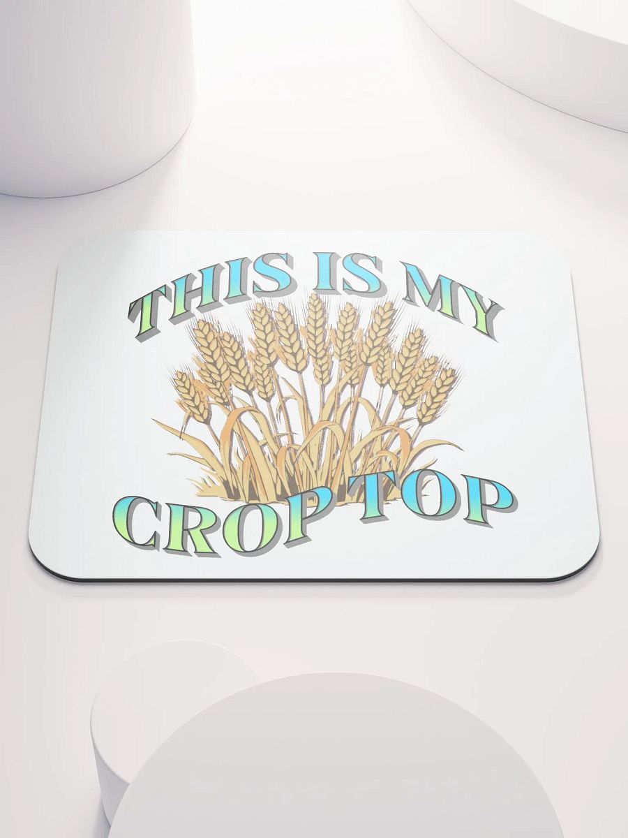 This Is My Crop Top Wheat Fields Mouse Pad product image (1)
