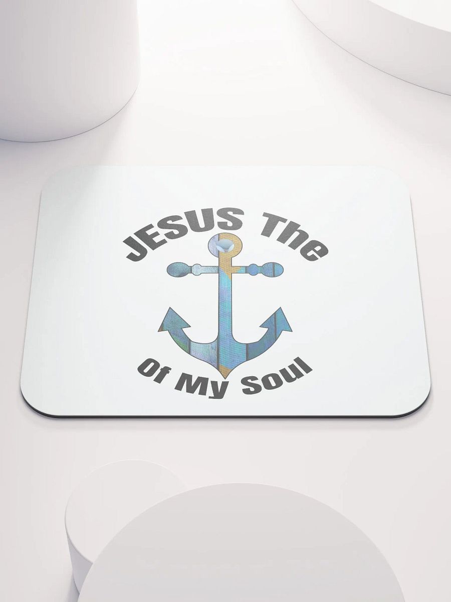 Nautical Luxe Anchor Mouse Pad product image (1)