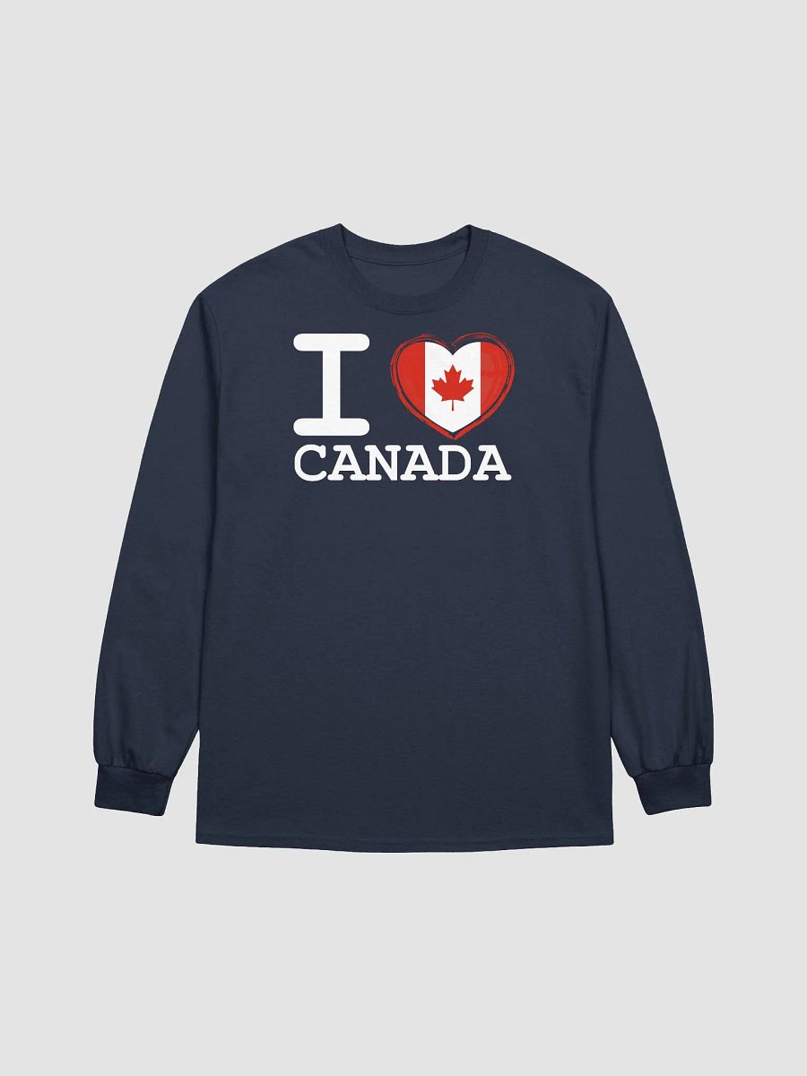 I Love Canada I Heart Canada Long Sleeve T Shirt product image (2)