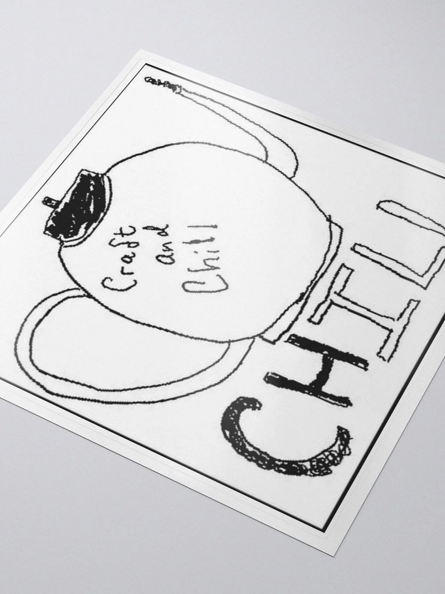 Craft and Chill sticker product image (3)