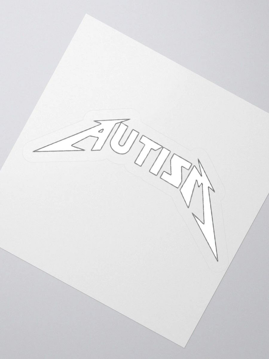 Autism Metallica Style Sticker product image (2)