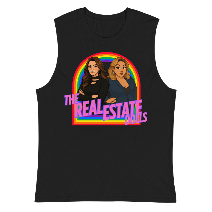 The Real Estate Dolls Official PRIDE 2025 Muscle Tee product image (2)