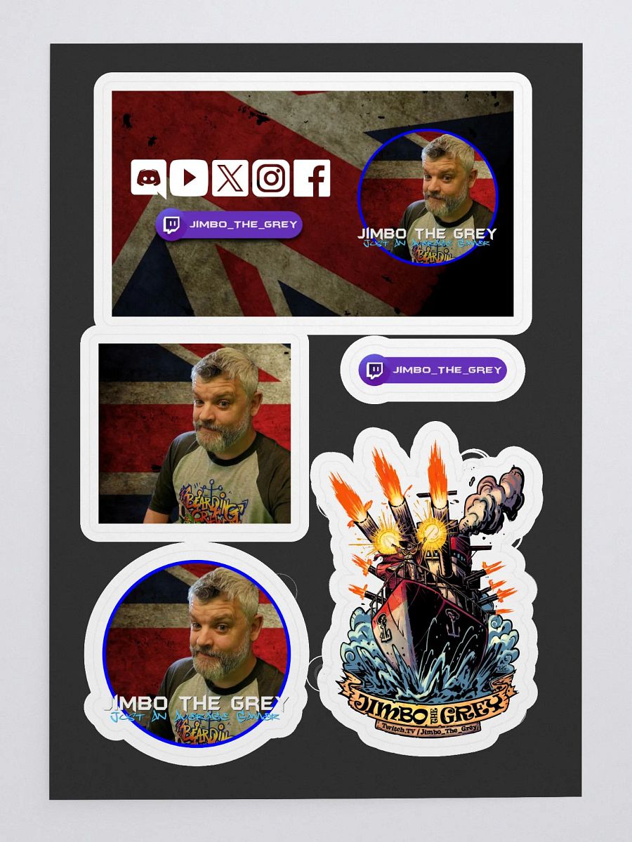 Jimbo Sticker Sheet product image (1)