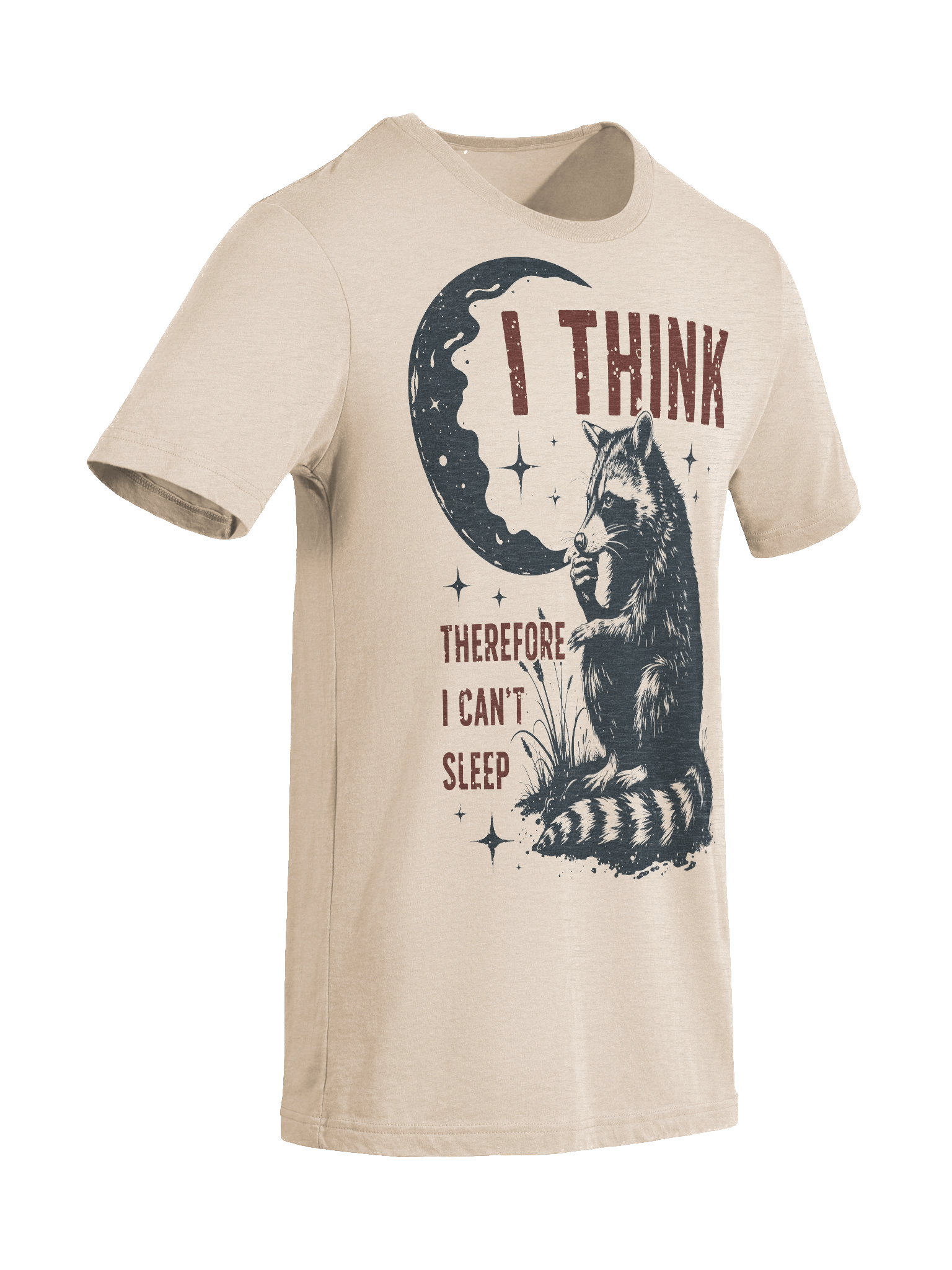 The Existential Crisis Raccoon Triblend T-shirt product image (5)