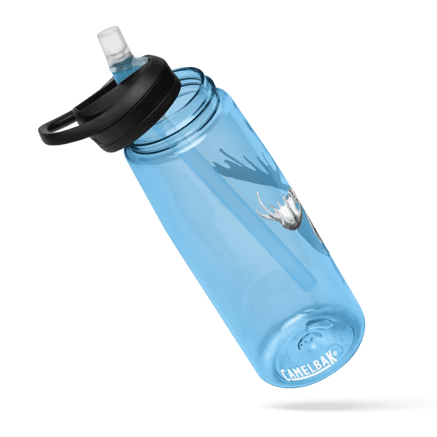 Moose Drawing Water Bottle Straw product image (63)