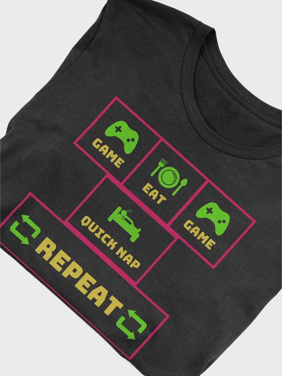 Game, Eat, Game, Repeat Supersoft Comfort Tee product image (6)