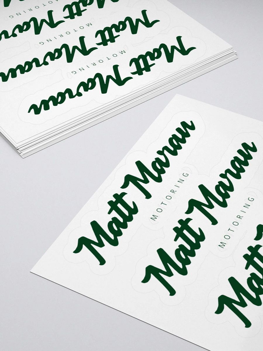 Matt Maran Motoring logo sticker product image (12)