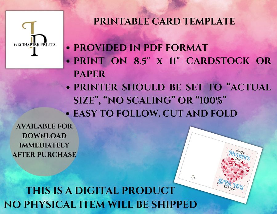 Hearts of Hearts Mother's Day Card product image (3)