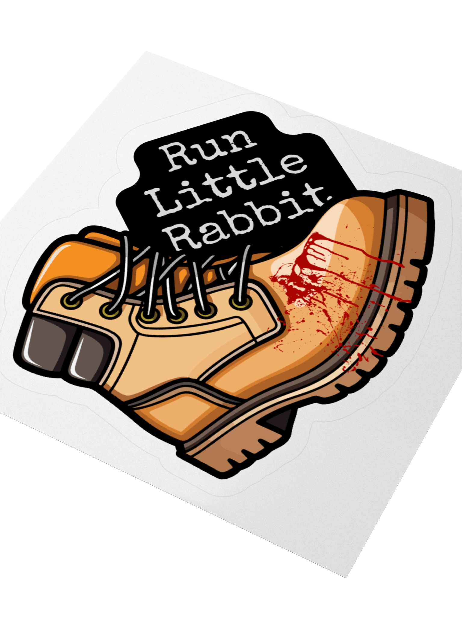 Run Little Rabbit Kiss-Cut Sticker product image (6)