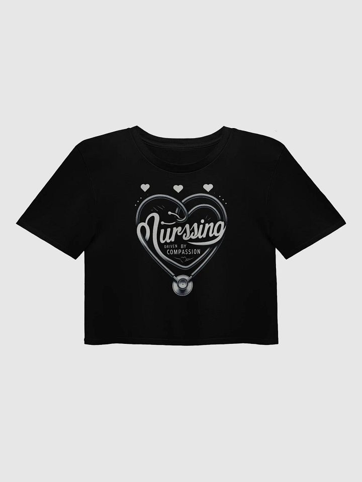 Heartfelt Nursing Stethoscope Crop Top product image (1)