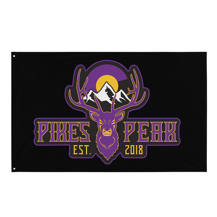 Sunset Elk All-Over Flag product image (1)