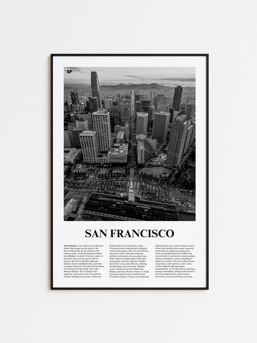 San Francisco 03 Newspaper Poster product image (1)