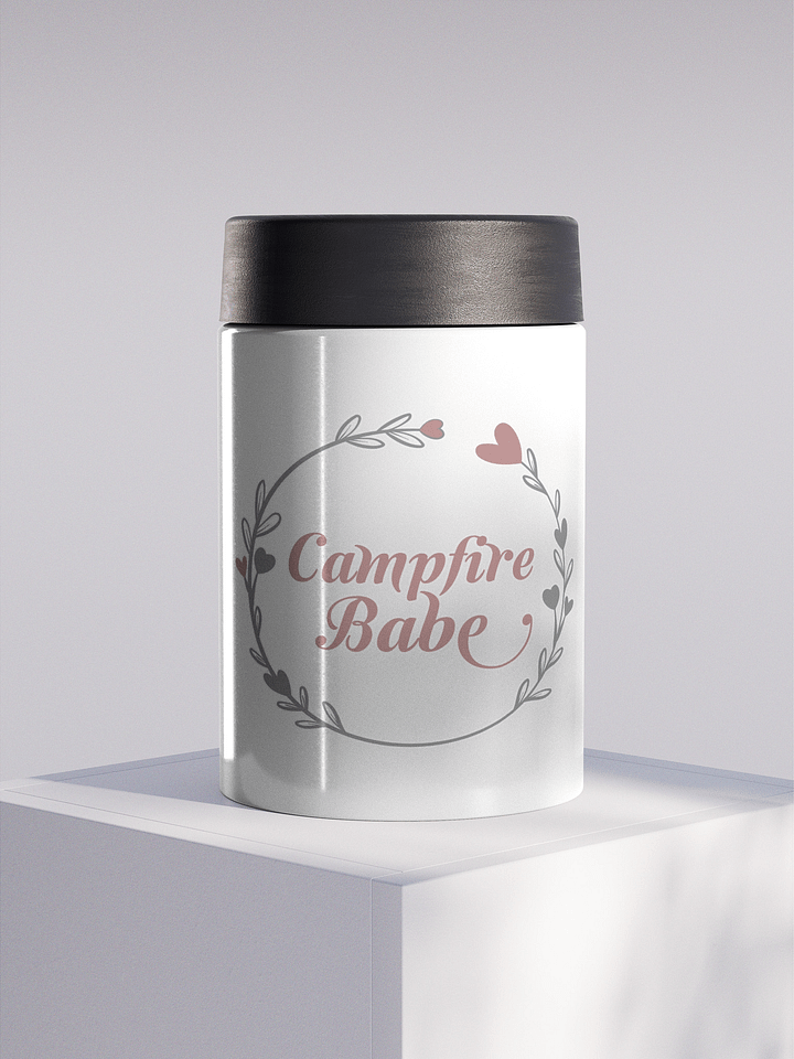 Campfire Babe Stainless Steel Koozie product image (1)
