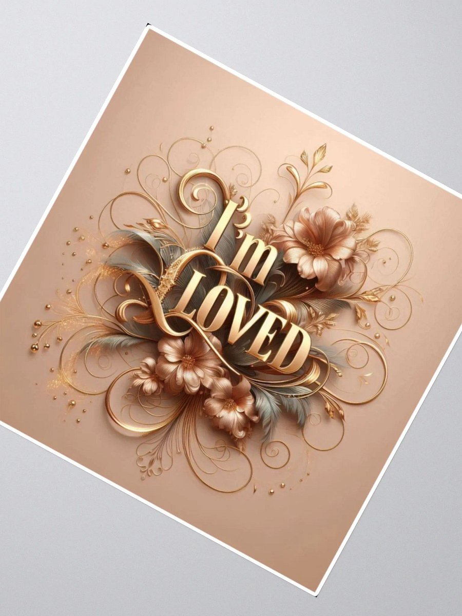 Positive Affirmation Stickers - I'm Loved product image (3)
