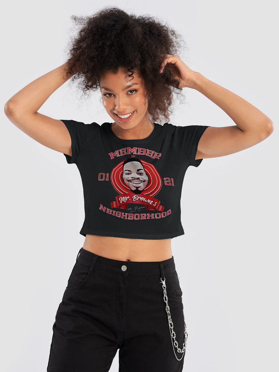Mr. Brown's Neighborhood Crop Tee product image (9)