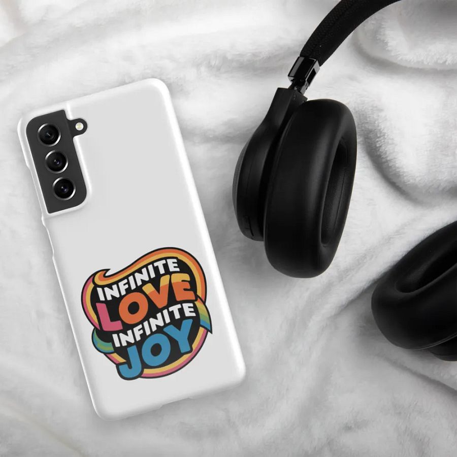 Infinite Love Infinite Joy Snap Case for Samsung (White) product image (4)